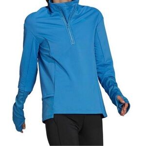 Adidas COLD.RDY 1/4 zip running pullover sweatshirt retain body heat Women’s M